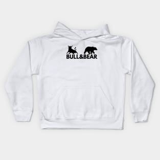 The Bull & Bear Artwork 3 (Black) Kids Hoodie